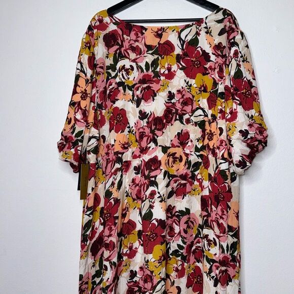 Maree Pour Toi Plus Floral Button Front Maxi Dress Size 26 - Picture 5 of 10